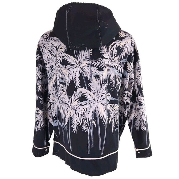 Palm Angels Allover Palm Print Pullover Shirt Size 48 M Oversized Mens New - Picture 5 of 13